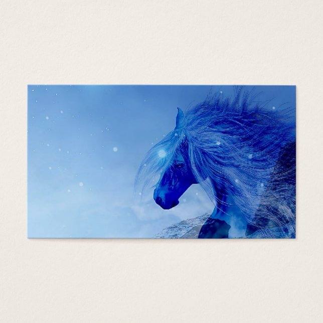 Blue fantasy horse (Front)