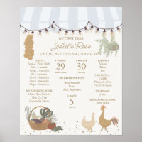 Blue Farmers Market Farm 1stBirthday My First Year