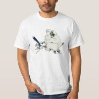 Blue Feather Adult Male T Shirt