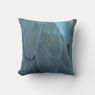 Blue Feather Cushion