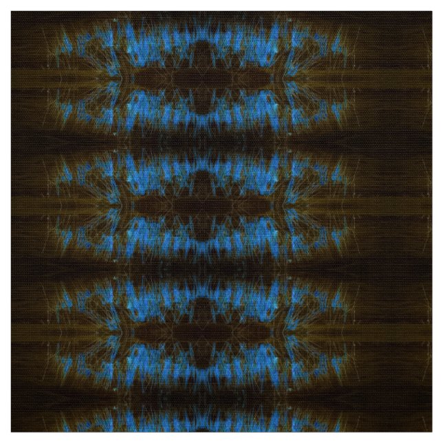 Blue Feather Grass Fabric (Swatch)