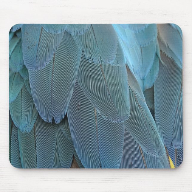 Blue Feather Mouse Mat (Front)