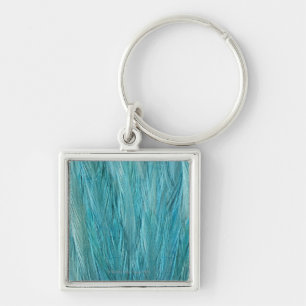 Blue Feathers Key Ring