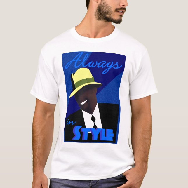 Blue "FEDORA" T-Shirt (Front)