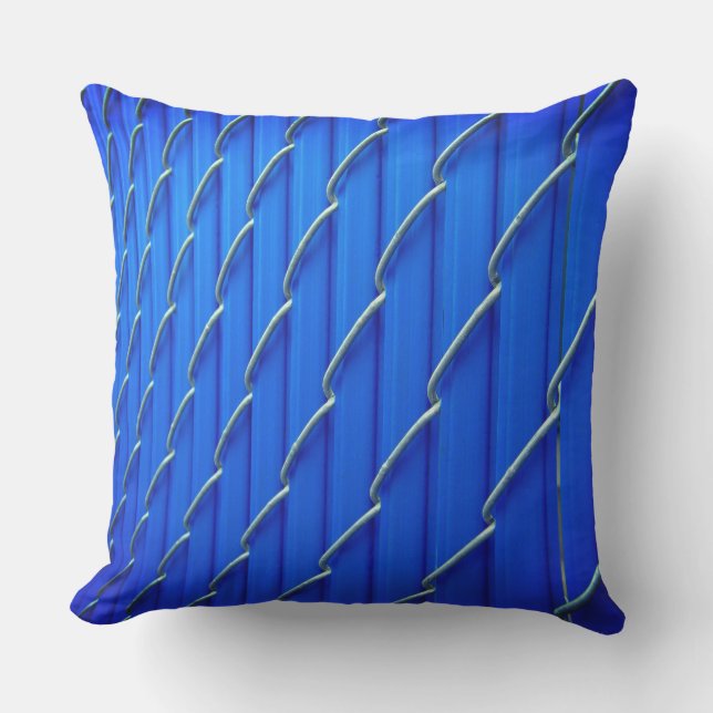 Blue Fence Cushion (Front)