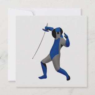 Blue Fencer Card