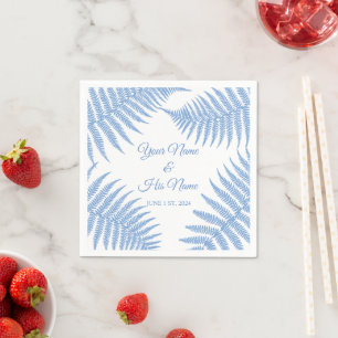 Blue Ferns Thunder_Cove  Napkin