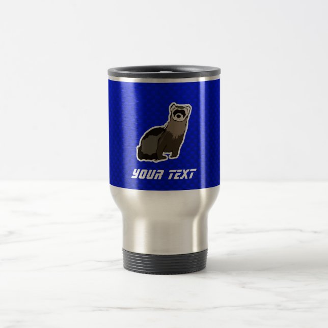 Blue Ferret Travel Mug (Center)