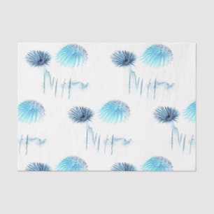 Blue Fiesta Firework Print Tissue Paper