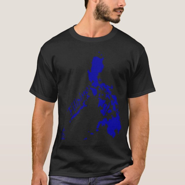 Blue Filipino Philippine Islands T-Shirt (Front)