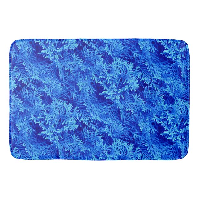 Blue Fir Bath Mat (Front)