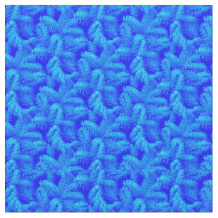 Blue Fir Cotton Fabric