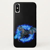 Blue Fire Dragon Flames Fantasy