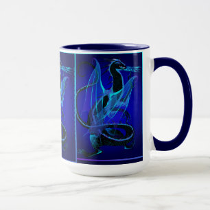 Blue Fire Mugs