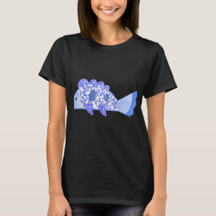 Blue Fish Art Print T-Shirt