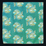 Blue Fish Bandana<br><div class="desc">Blue Fish Bandanna by ArtMuvz Illustration.  Matching Blue Fish apparel,  fishing t-shirts,  fisherman gifts.</div>