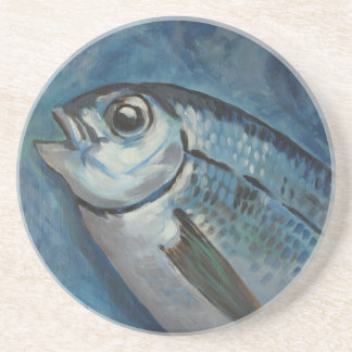 Blue Fish Coaster