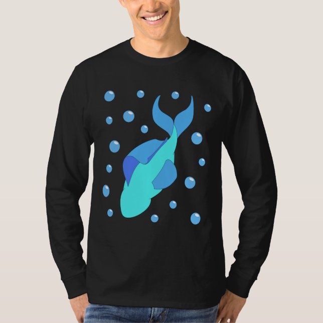 Blue Fish Dive T-Shirt (Front)