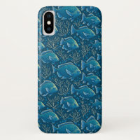 Blue Fish Pattern