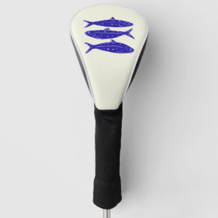  Blue Fish Pickleball Paddle, Italy inspired  Golf Head Cover
