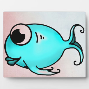 Blue Fish Plaque