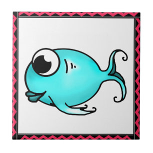 Blue Fish Tile