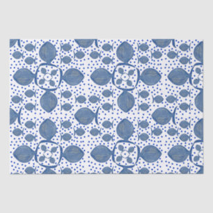 Blue Fish Tissue Paper
