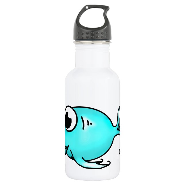 Blue Fish Water Bottle (Front)