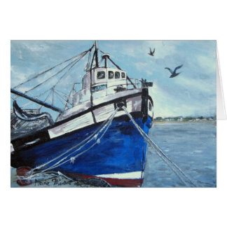 Blue Fishing Boat