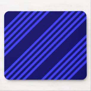 Blue five stripes pattern mouse mat