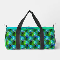 Blue Flag Iris Flower Pattern Tint Personalised