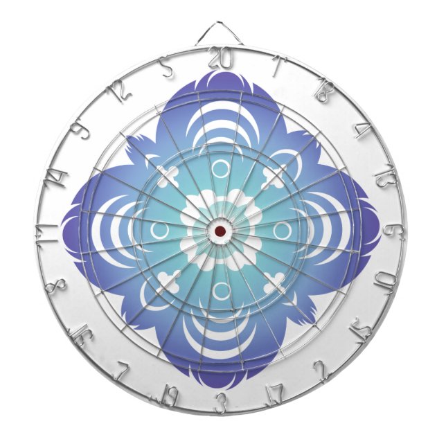 Blue Flake III Dartboard (Front)