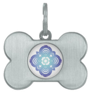 Blue Flake III Pet Tag