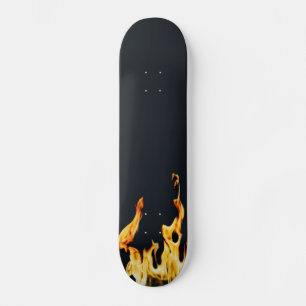blue flame Flame Flame Fire S Skateboard