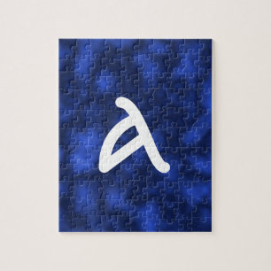 Blue Flame Jigsaw Puzzle