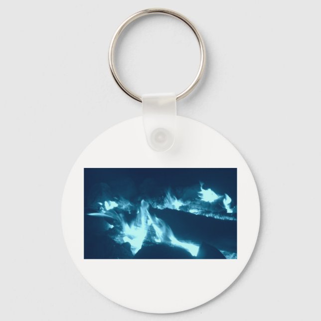 Blue Flame Key Ring (Front)