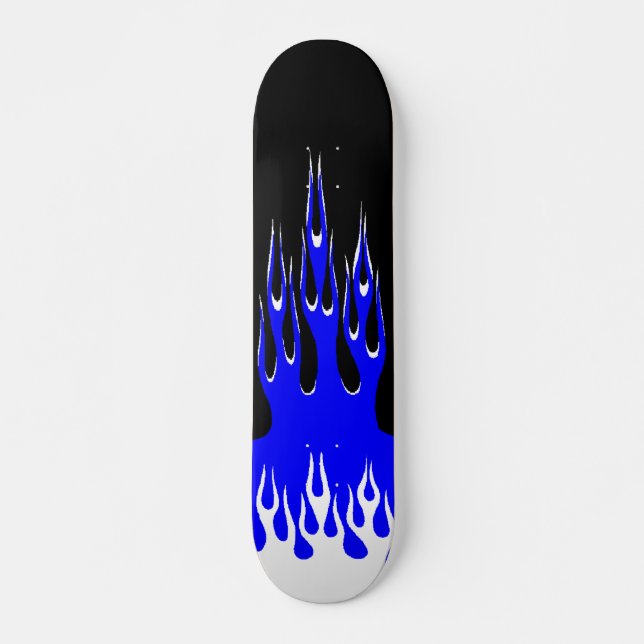 Blue Flame Skateboard (Front)