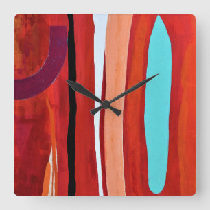 Blue Flame Wall Clock