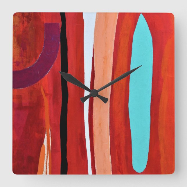 Blue Flame Wall Clock (Front)
