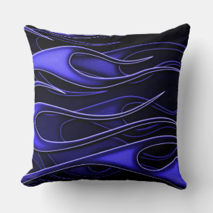 Blue Flames Cushion