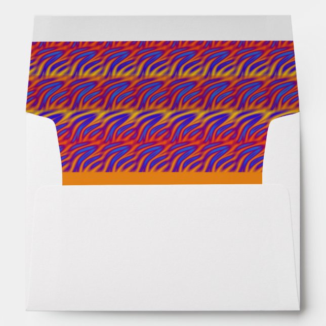 Blue Flames Envelope (Back (Bottom))
