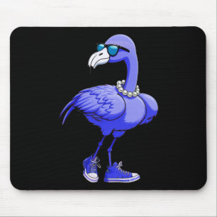 Blue Flamingo Pearls Comma La Kamala Harris 2024 Mouse Mat