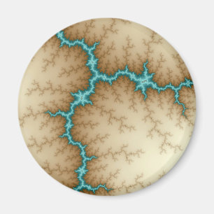 Blue Flash - Fractal Magnet