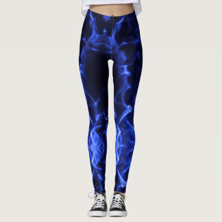 blue  flash   leggings