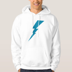 Blue Flash Lightning Bolt Hoodie