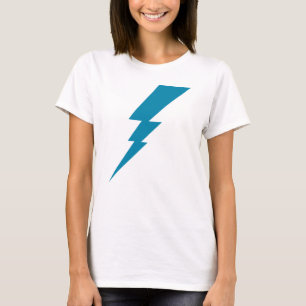 Blue Flash Lightning Bolt T-Shirt