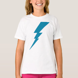 Blue Flash Lightning Bolt T-Shirt