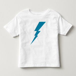Blue Flash Lightning Bolt Toddler T-Shirt