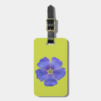 Blue Flax #1 Luggage Tag