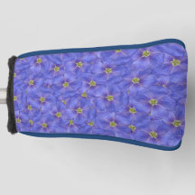 Blue Flax Seamless Pattern